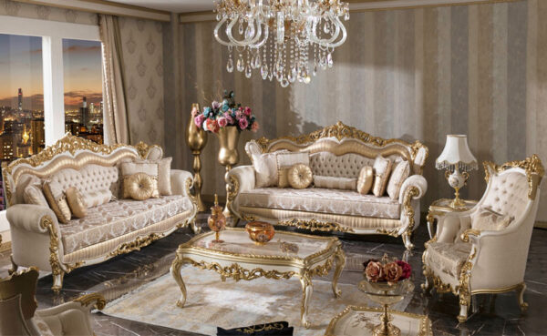 fenomen gold sofa set