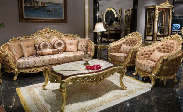 olimpos gold classic sofa set 3