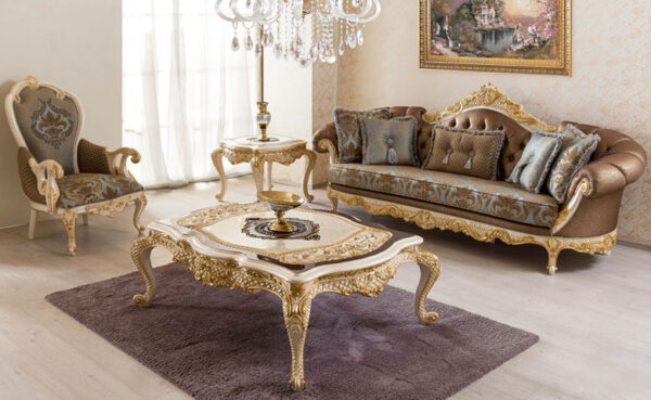 romina classic sofa set